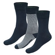 Socken Beau (3-Pack) - Navy/Stripe/Navy