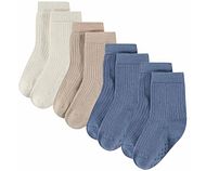 Socken Sidney (4-Pack) - Off White/Beige/Blue