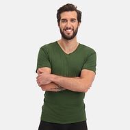 T-Shirt Velo V-Neck (2-Pack) - Army Green